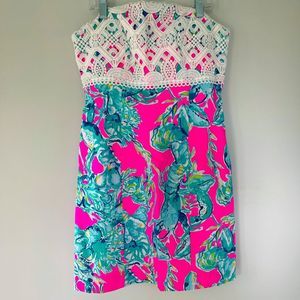 Lilly Pulitzer Brynn Lobster Dress Size 0